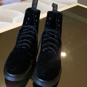 Doc Martens air wair velvet boots